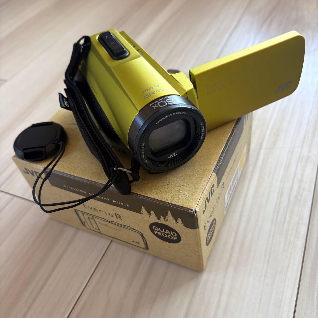 JVC EverioR GZ-R480-Y シトロンイエロー 本体おまけ付き