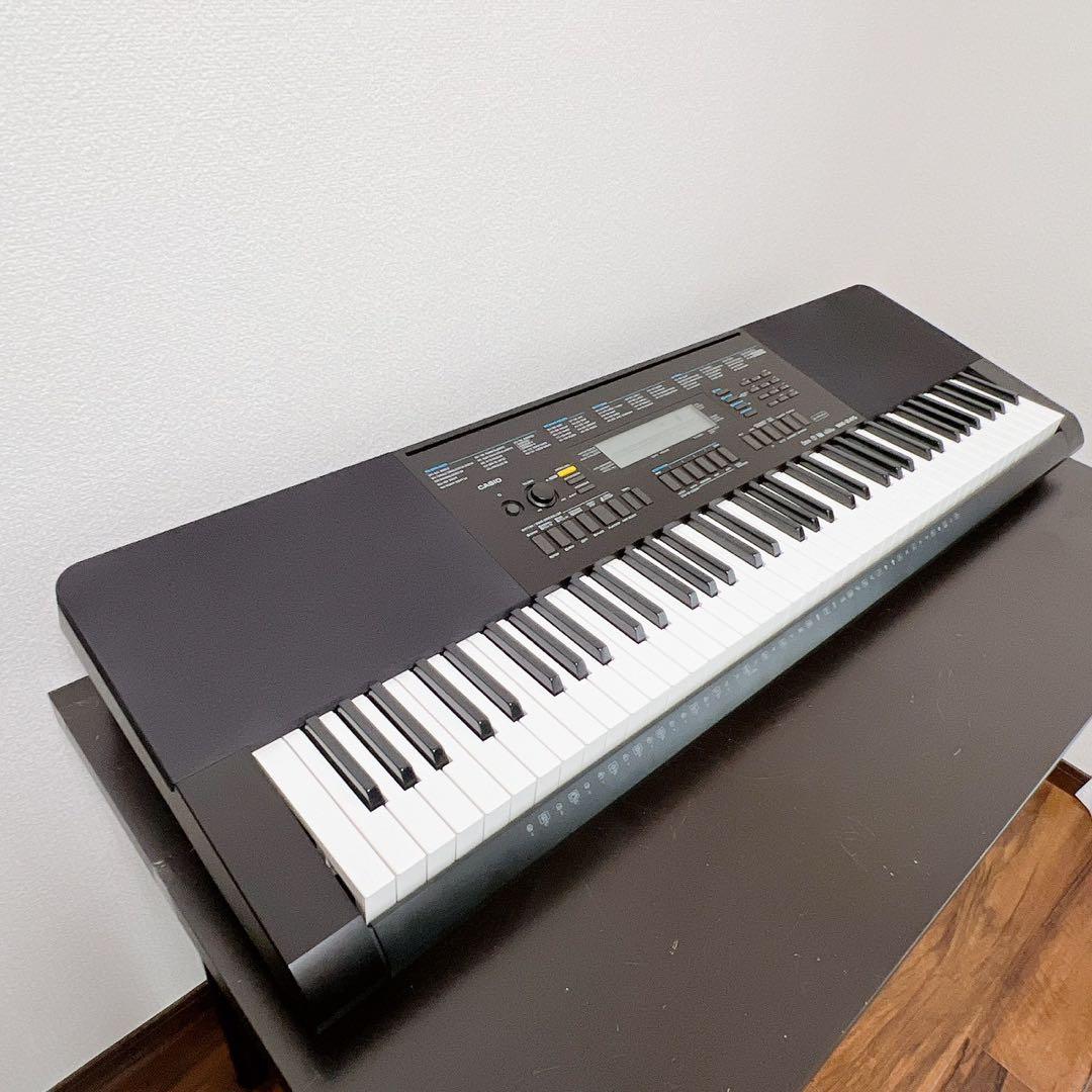 美品 CASIO 76鍵盤 電子キーボード WK-245 譜面表示 動作確認済 - メルカリ