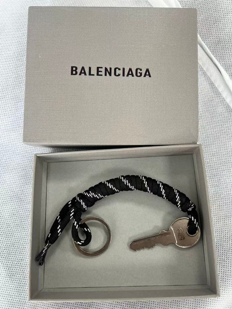 BALENCIAGA バレンシアガ キーホルダー・キーリング 新品未使用 BALENCIAGA キーホルダー キーリング レザー レディース バレンシアガ