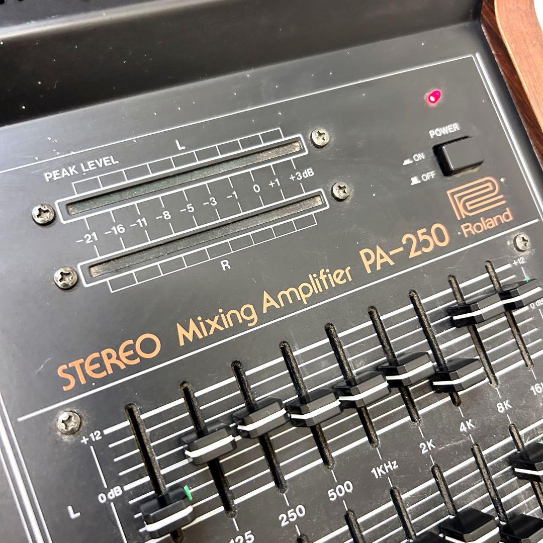 希少】Roland ステレオミキシングアンプ PA-250 - メルカリ