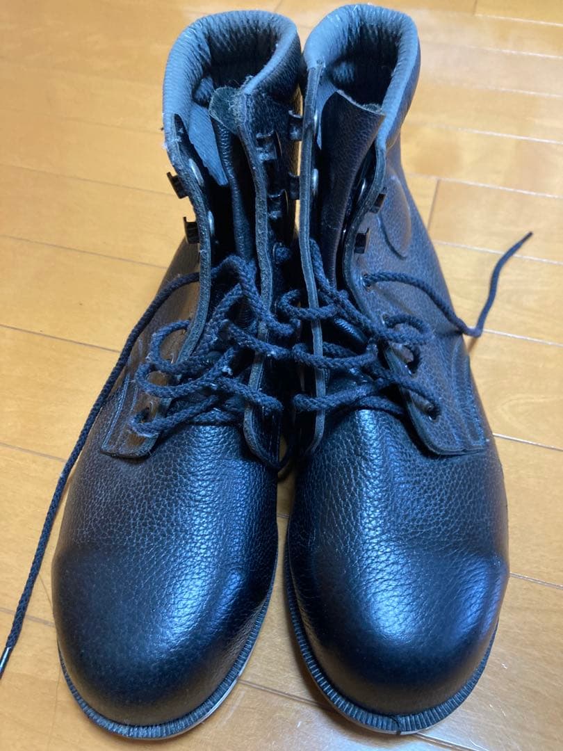 航空自衛隊ハイカットレザーミリタリーブーツ 黒25.5
