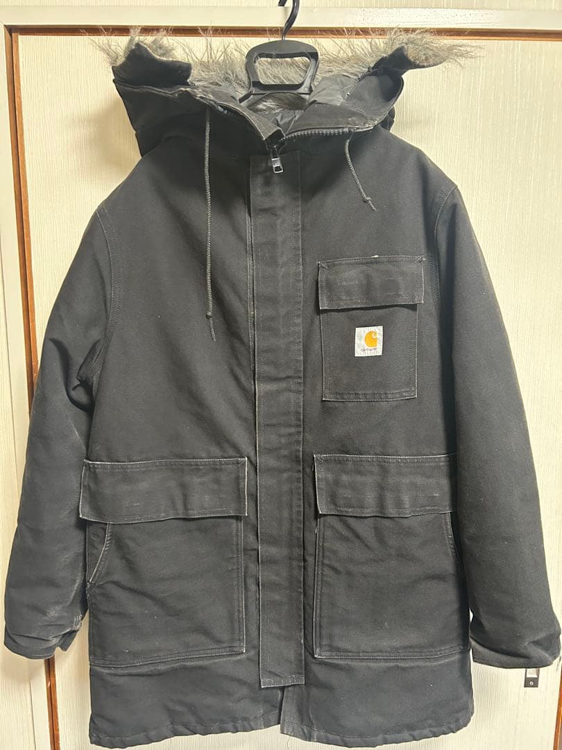 Carhartt ブラック フード付きジャケット M