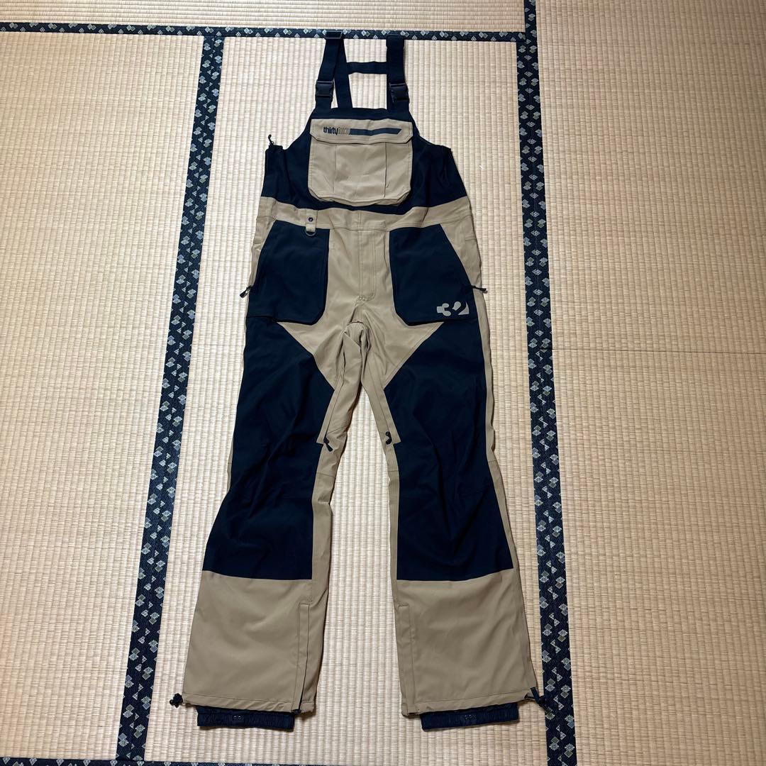 thirtytwo ビブパンツ XLサイズ 美品