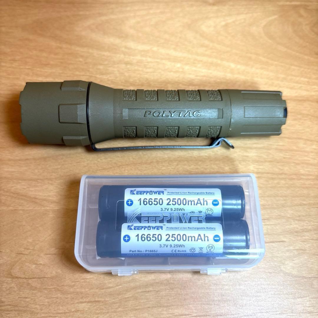 STREAMLIGHT(ストリームライト) POLYTAC 16650電池 STREAMLIGHT(ストリームライト)75375 スティンガー用ニッケル水素充