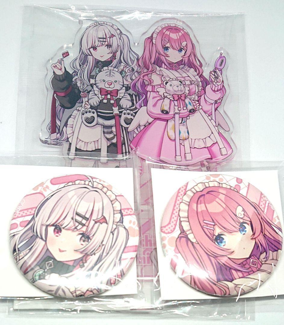 石神のぞみ 倉持めると にじさんじ のぞめる 缶バッジ アクリルスタンド