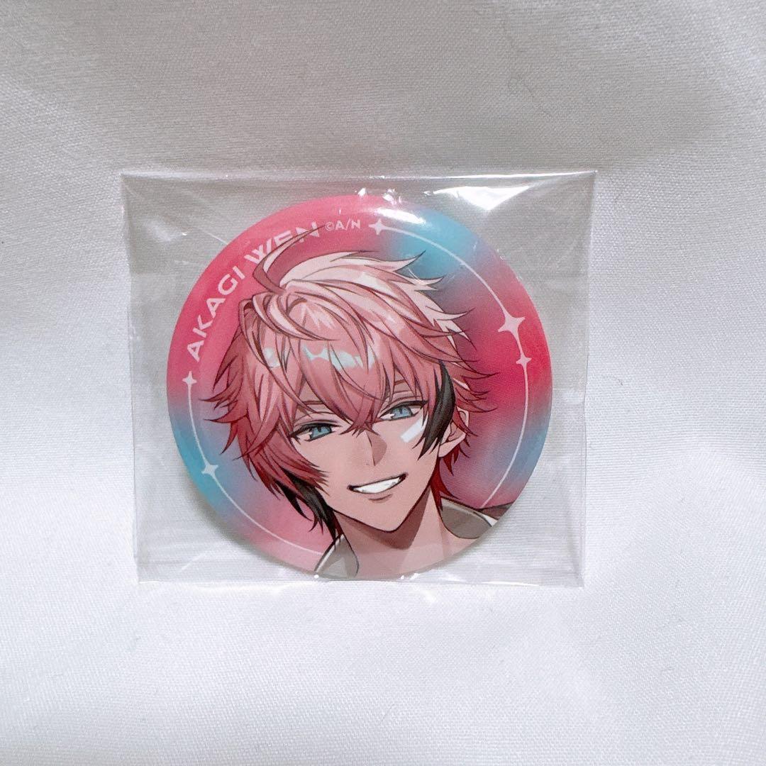 今月廃棄】にじさんじ 赤城ウェン ハーフアニバーサリー 缶バッジ