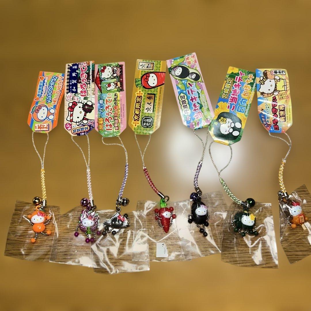 ご当地キティ　色々　まとめ売り　7個　自転車　牧場