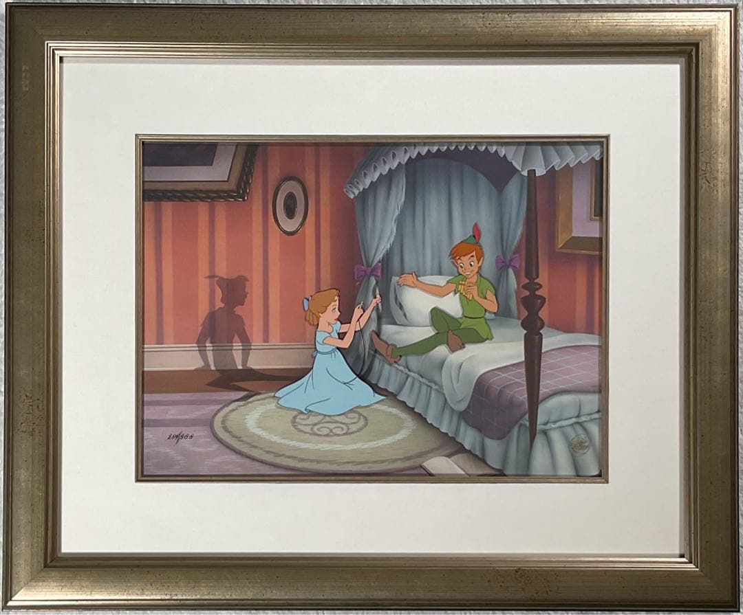 【ディズニー限定セル画】ピーターパン ウェンディ 証明書付きの大人気作品