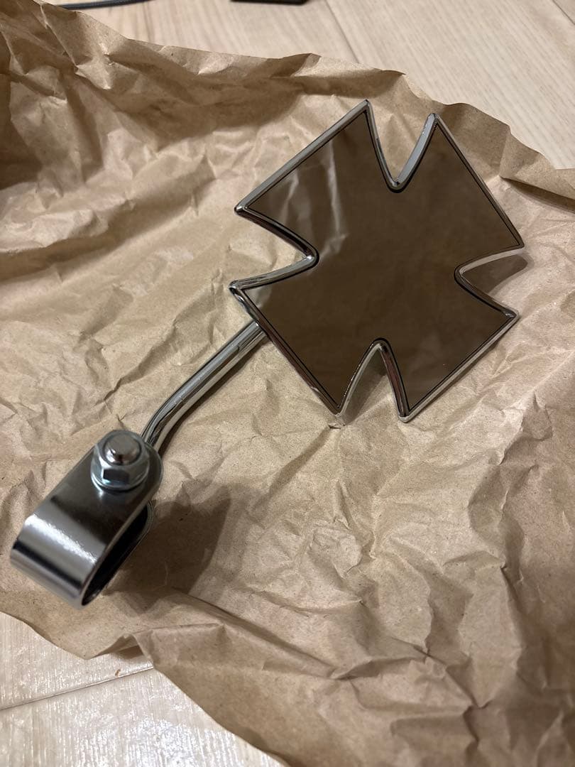 アイアンクロスミラー　ハーレー　チョッパー　スティード　ドラッグスター　汎用品 2026年最新】アイアンクロスミラーの人気アイテム - メルカリ