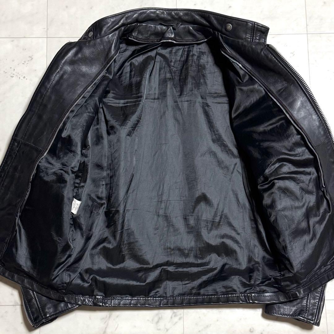 Schott 2way シングルライダースジャケット ボアライナー付き 38