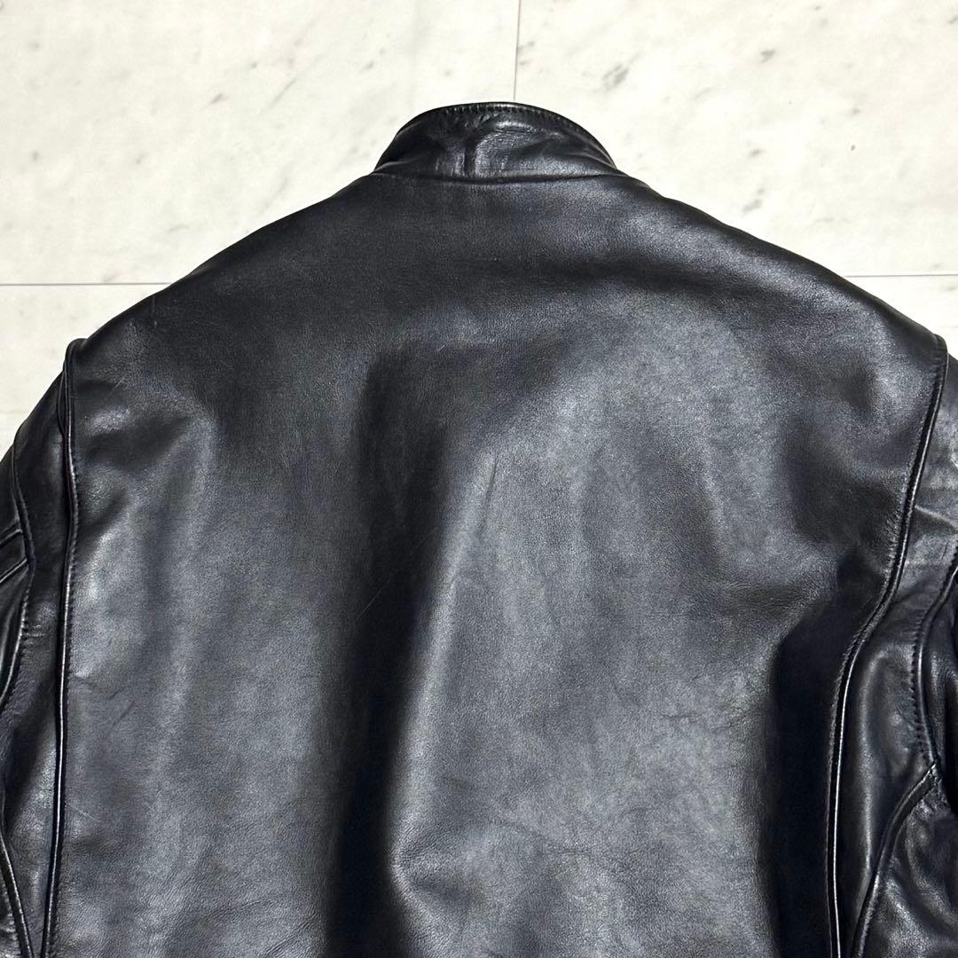 Schott 2way シングルライダースジャケット ボアライナー付き 38