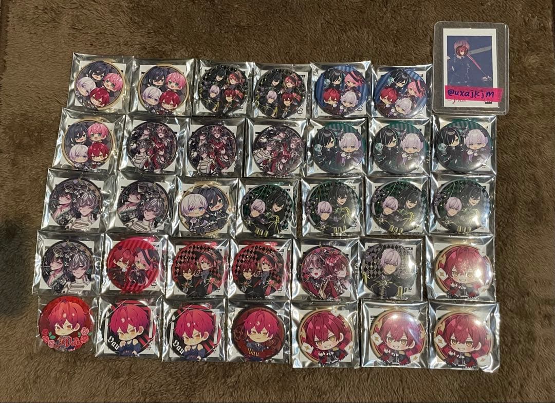 騎士X缶バッジ ブロマイド フォトカ リングライト ばぁうくん KnightX