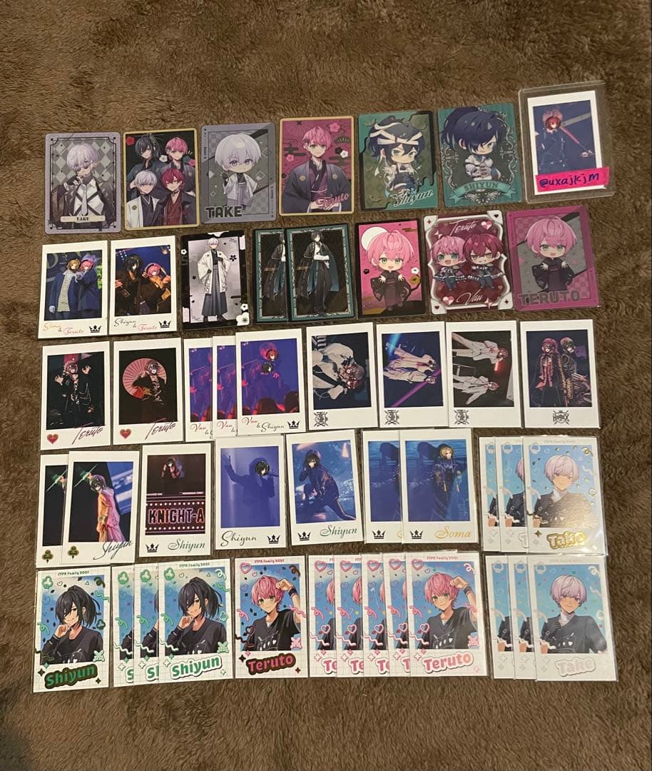 騎士X缶バッジ ブロマイド フォトカ リングライト ばぁうくん KnightX