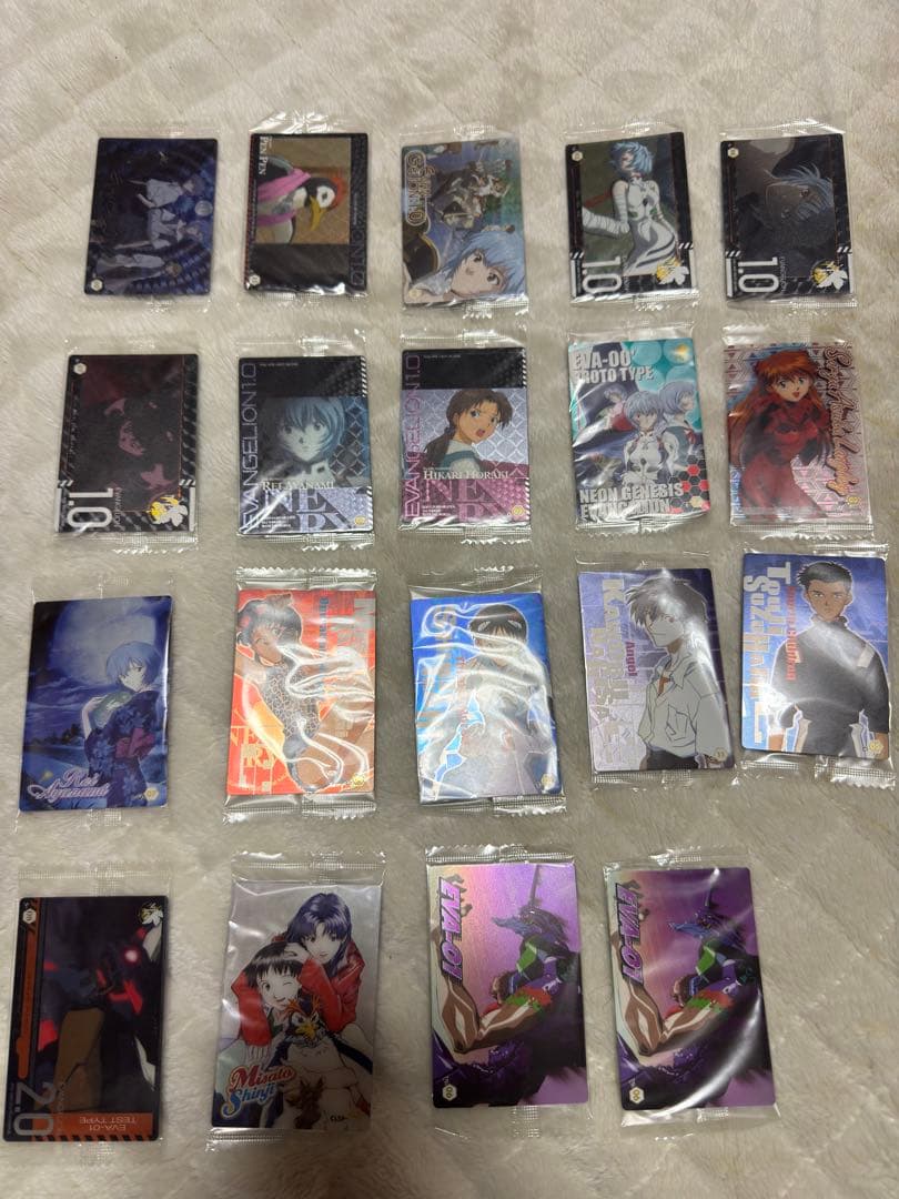 エヴァンゲリオン ウエハースカードセット 綾波レイ等 19枚 - メルカリ
