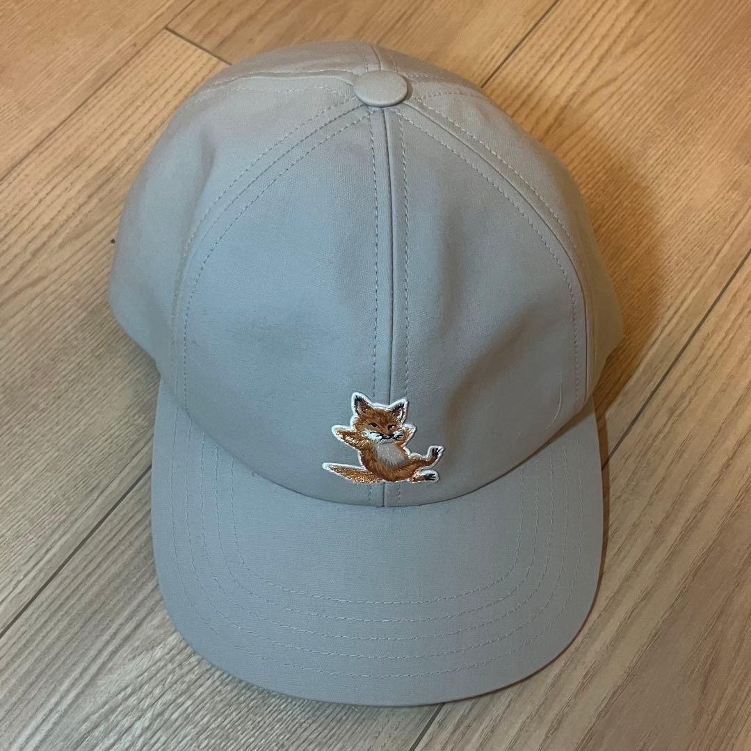 メゾンキツネ チラックスフォックスパッチキャップ メゾン キツネ x ハンター フォックス ヘッド パッチ キャップ