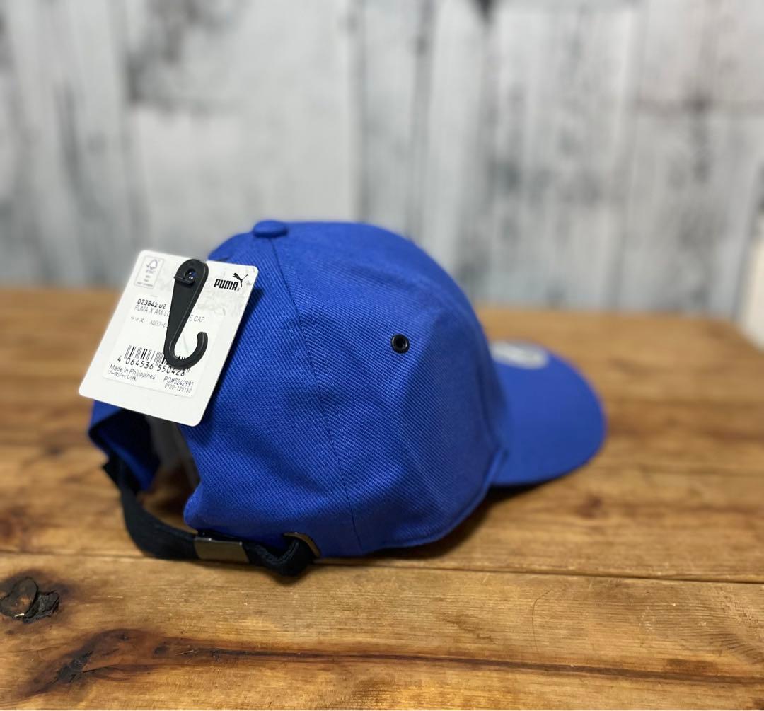 新品 PUMA X AMI プーマ アミパリス ローカーブ キャップ 青 - メルカリ