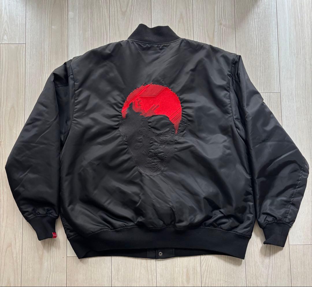 【入手困難】 APPLEBUM 限定BLACKWORM ロッドマンスタジャンXL