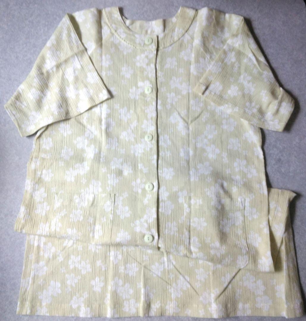 ワコール　グランダー　レディースパジャマ　ワンピース　綿麻混　日本製