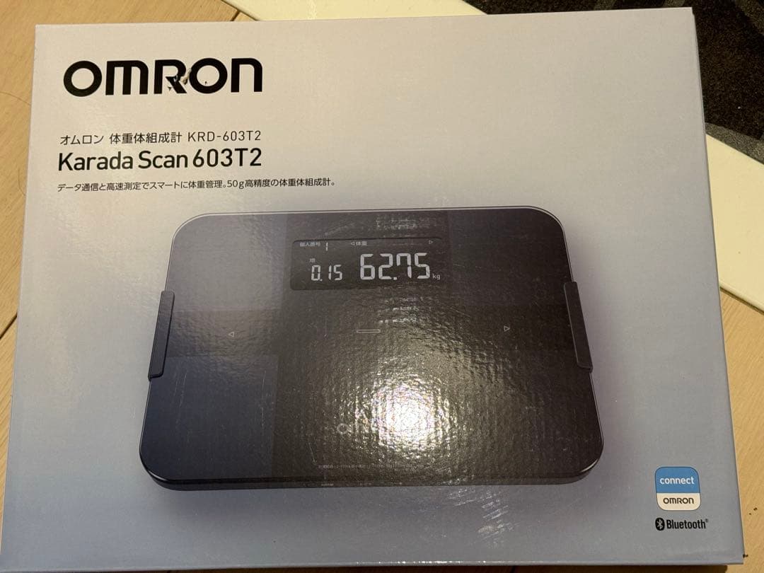 オムロン KRD-608T2-BK 体重体組成計　新品未開封