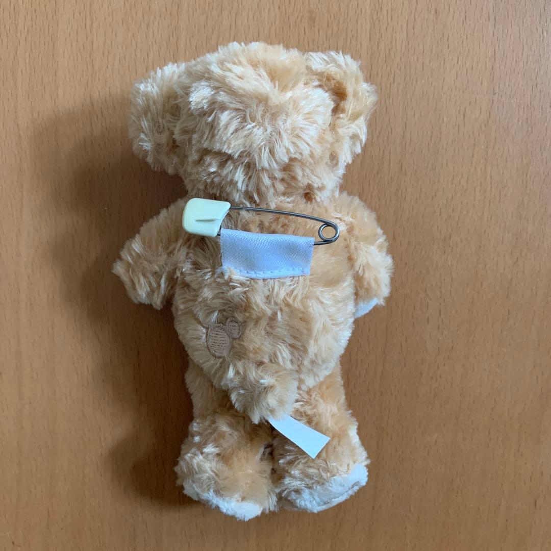 オープンマウス ダッフィー 初期 白タグ ノーマル ぬいぐるみバッジ