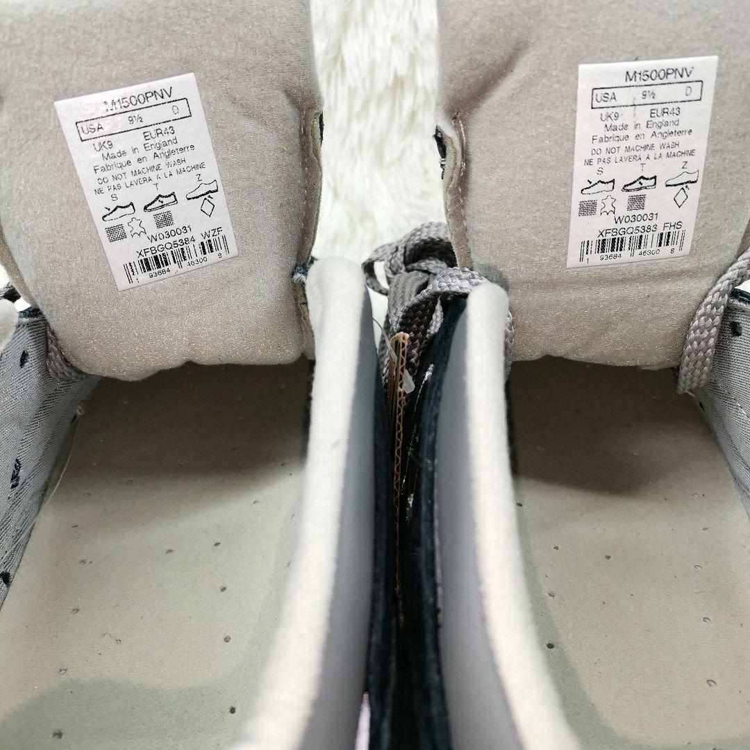 【新品】NEWBALANCE　M1500PNV　US9.5　27.5cm　箱　紐