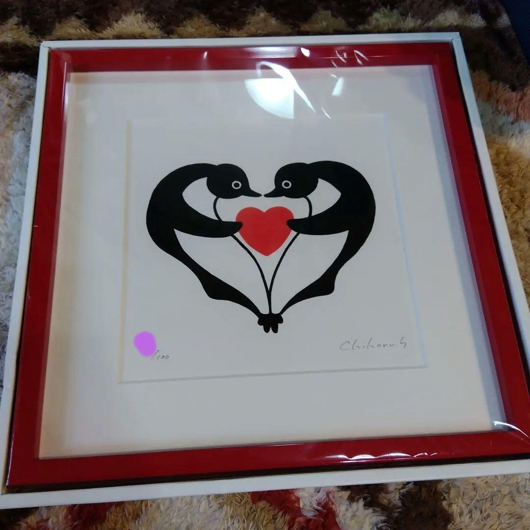 週末値下げ！！坂崎千春　ペンギン絵画　Suicaペンギン Suicaペンギンの坂崎千春による個展「ペンギン百態Ⅲ 色とりどり