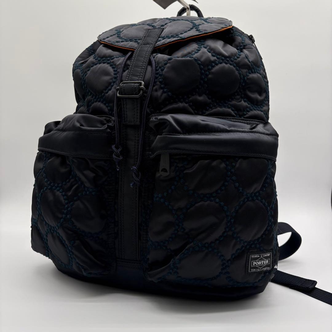 完売品 極美品　ポーター　ミナペルホネン リュックサック タンバリン ネイビー
