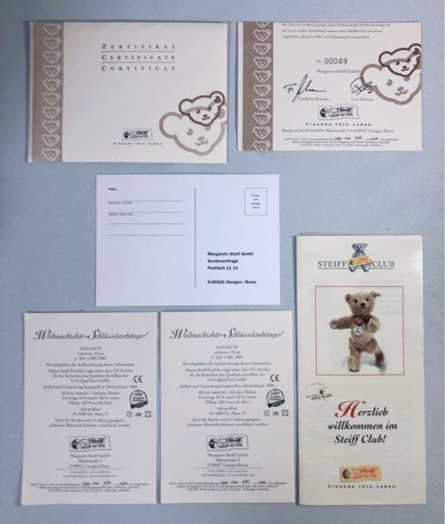 美品 入手困難 愛子様 日本限定 steiff シュタイフ マドモアゼル