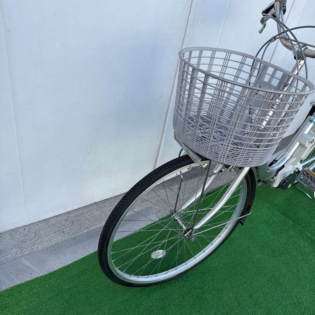panasonic パナソニック電動アシスト自転車26インチ シルバー - メルカリ