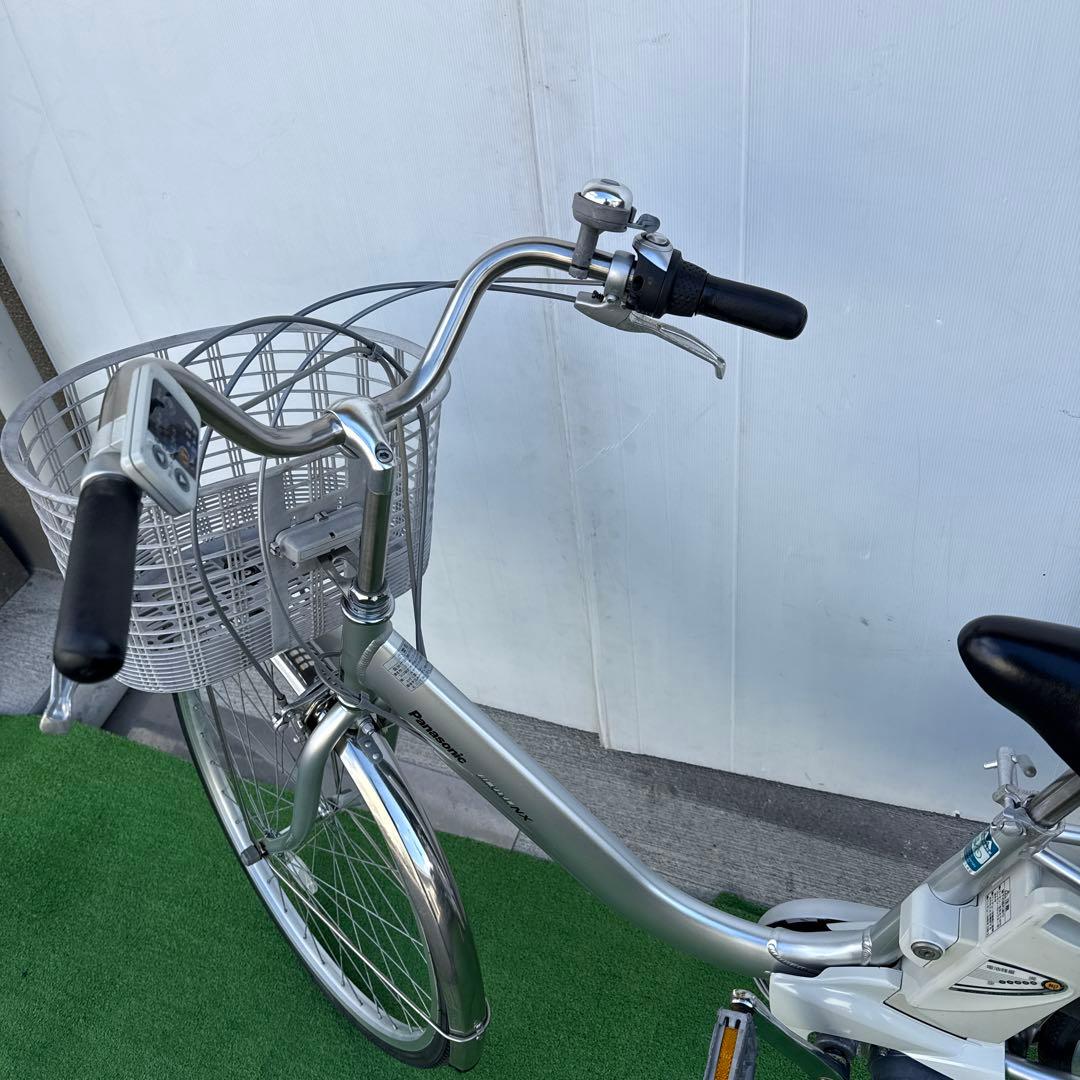 panasonic パナソニック電動アシスト自転車26インチ シルバー - メルカリ