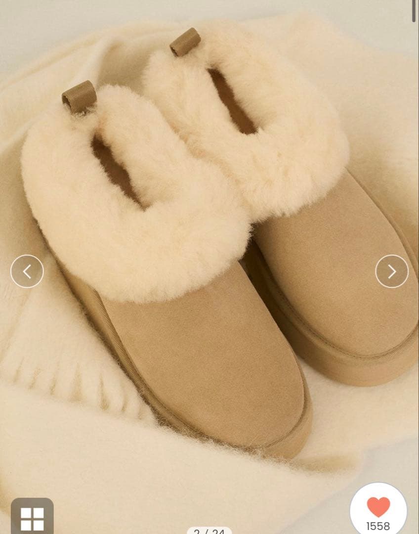 UGG Tazzelleタゼル　24cm 新品未使用⑅◡̈⃝*snidelコラボ