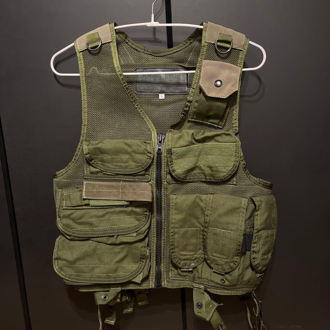 BLACKHAWK! タクティカルベスト オリーブドラブ　鳥タグ　V-1ベスト Yahoo!オークション -「ブラックホーク ベスト」(ミリタリー) の落札