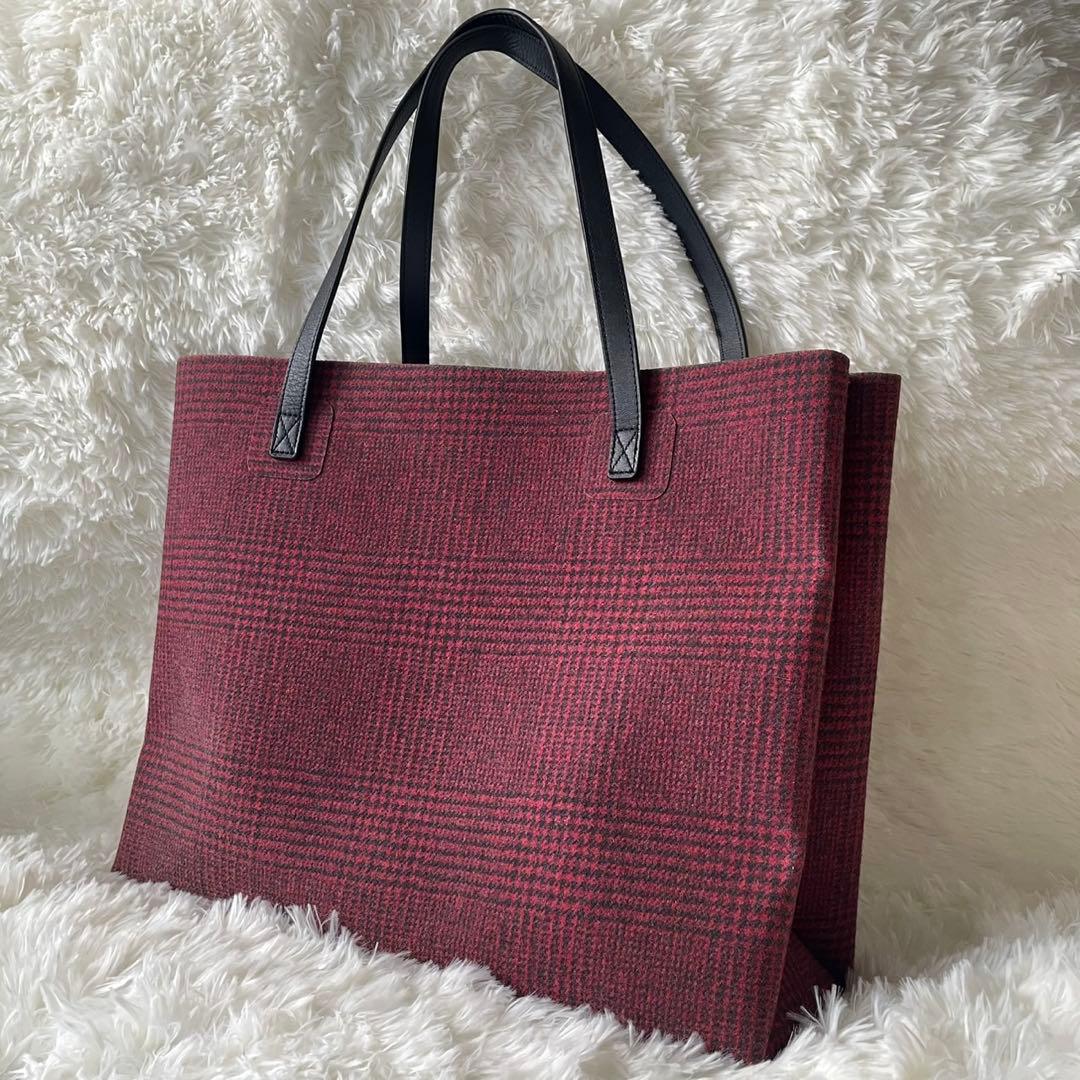 【定価26,220円】タケオキクチ ツイード トートバッグ