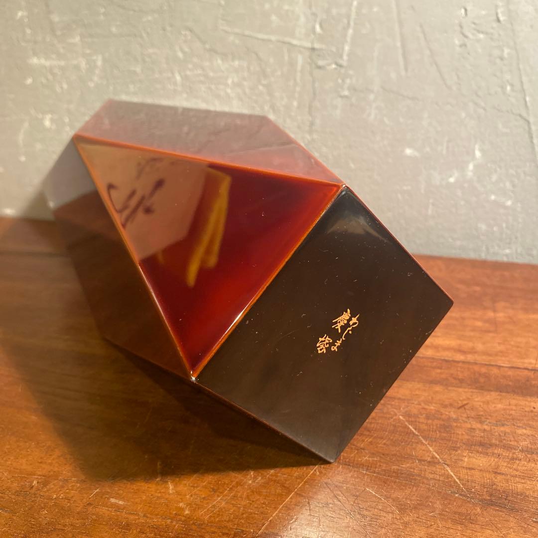 輪島塗 春慶 慶塚作 漆器 花入 花瓶 オブジェ モダン 伝統工芸 - メルカリ