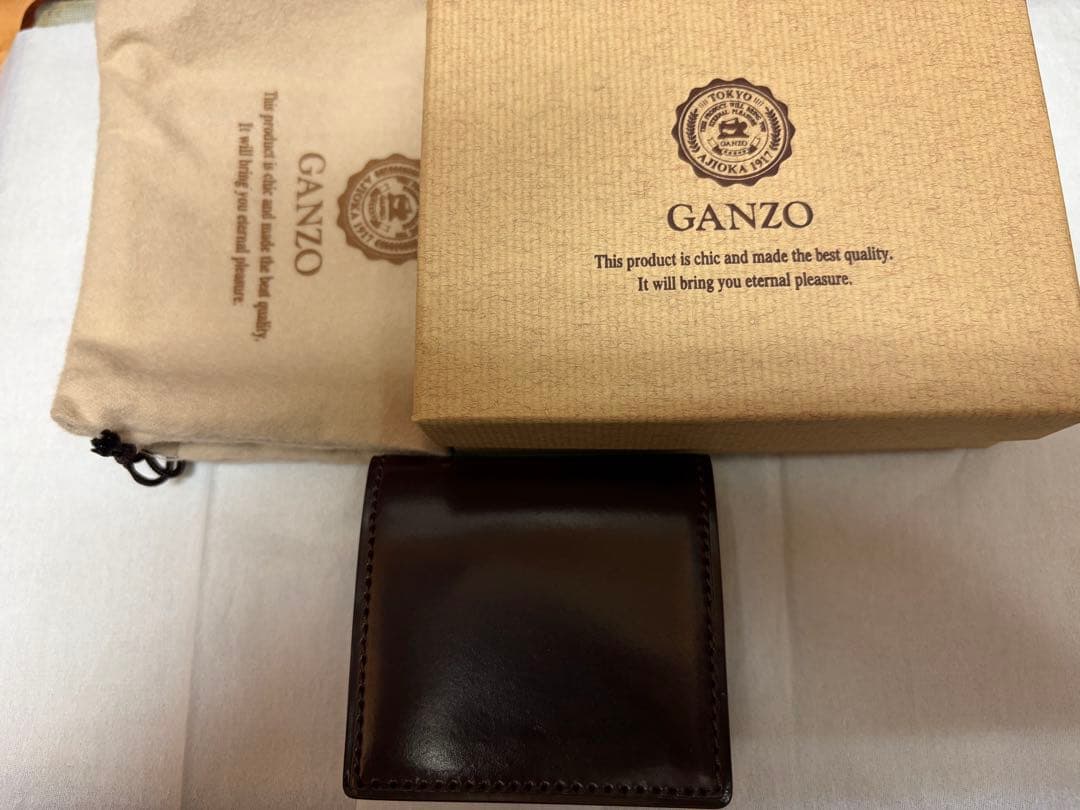 GANZO ガンゾ シェルコードバン BOX小銭入れ ケース