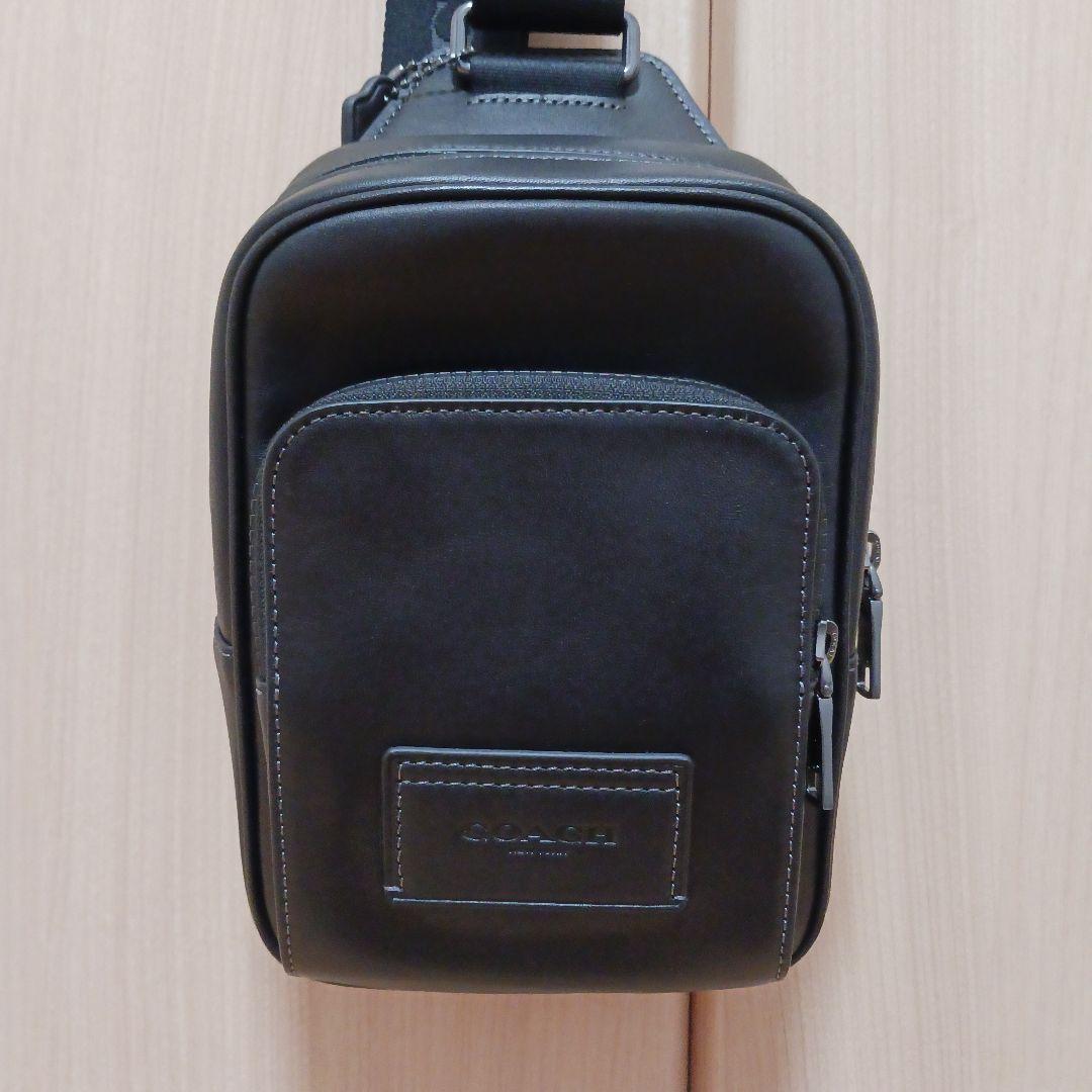 専用【美品】COACH レーサー スリング パック 《ブラック》不織布袋付き