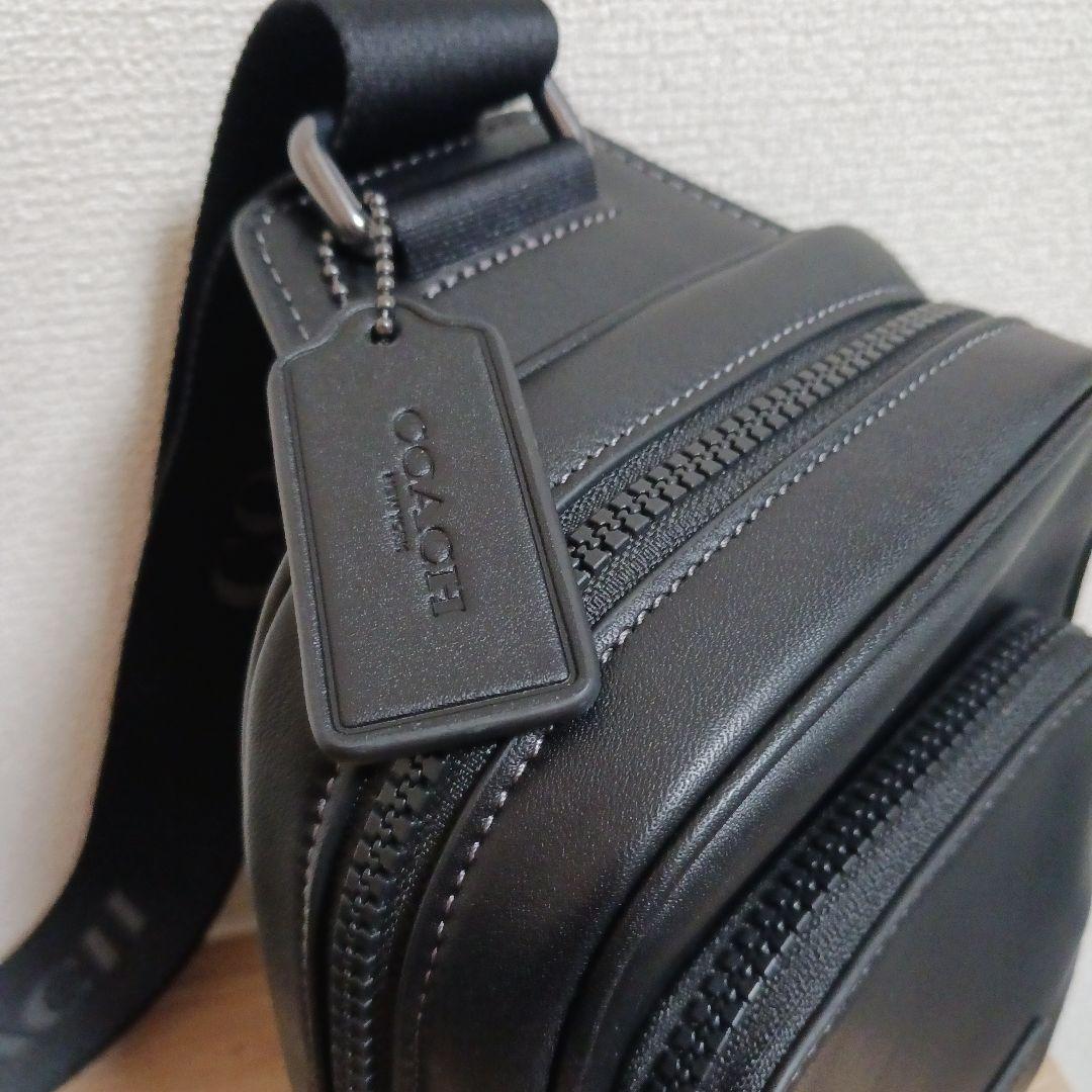 専用【美品】COACH レーサー スリング パック 《ブラック》不織布袋付き