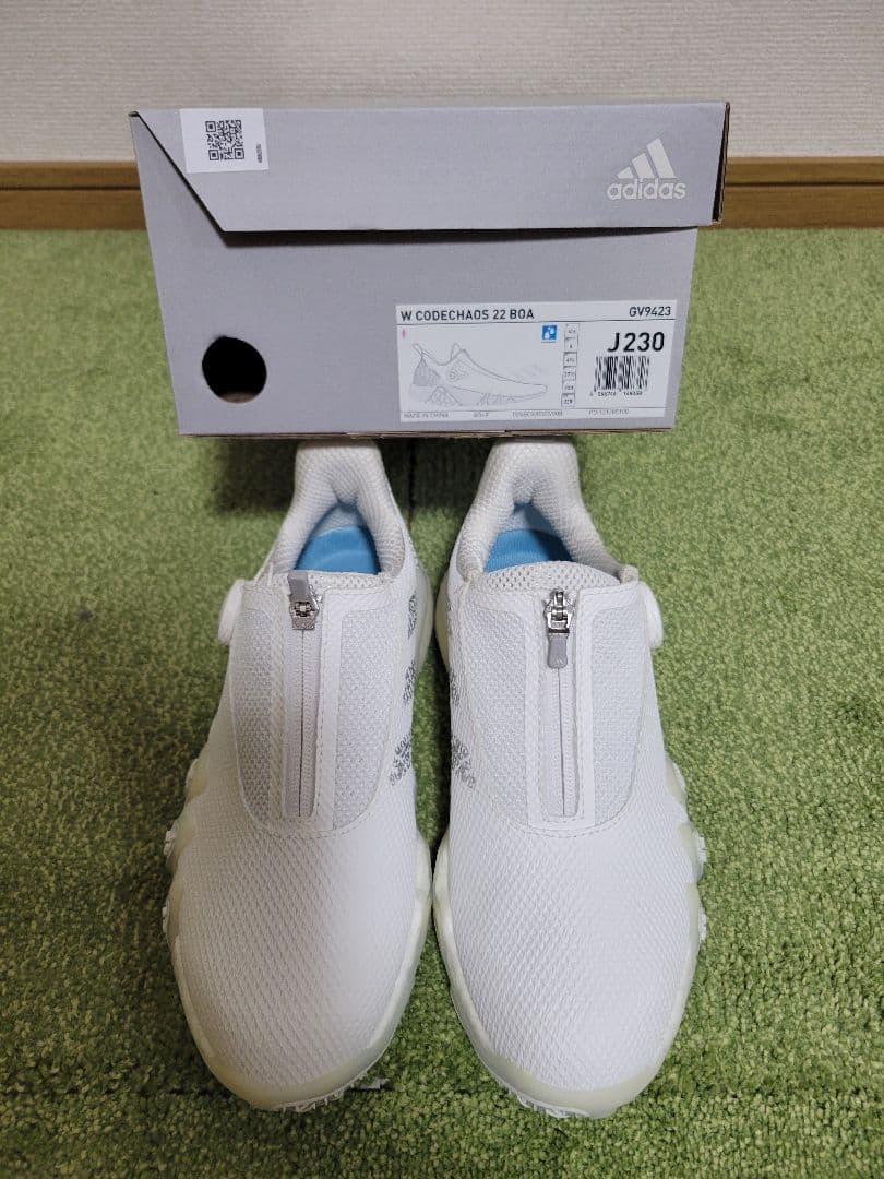 23cm adidas W CODECHAOS 22 BOA ゴルフシューズ