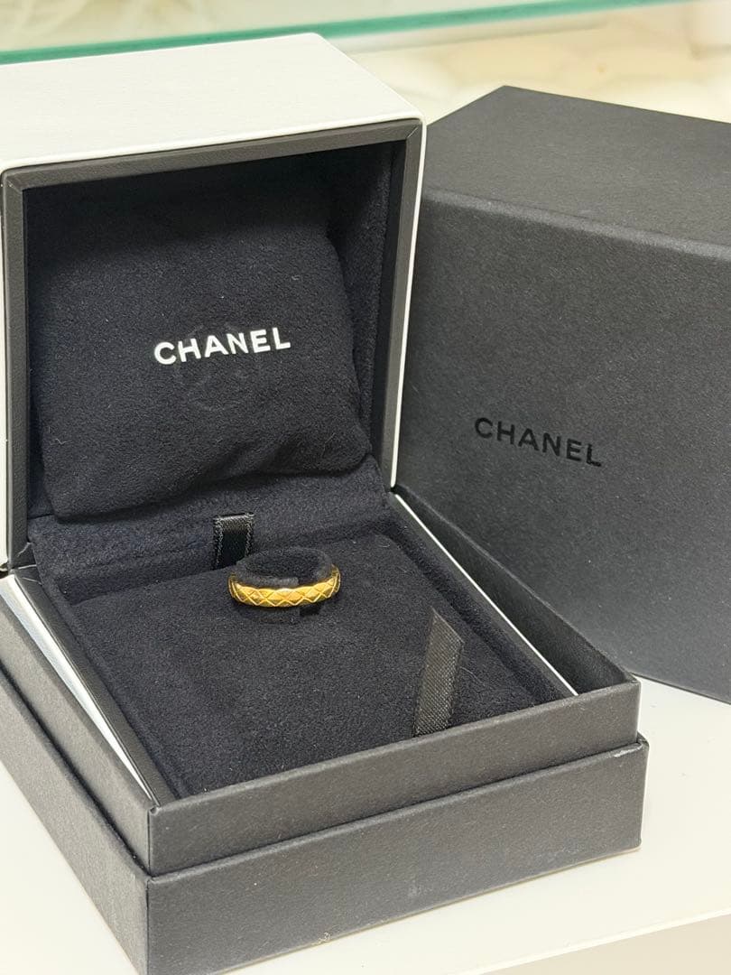 CHANEL リング ココクラッシュ YG イエローゴールド ミニ J11794