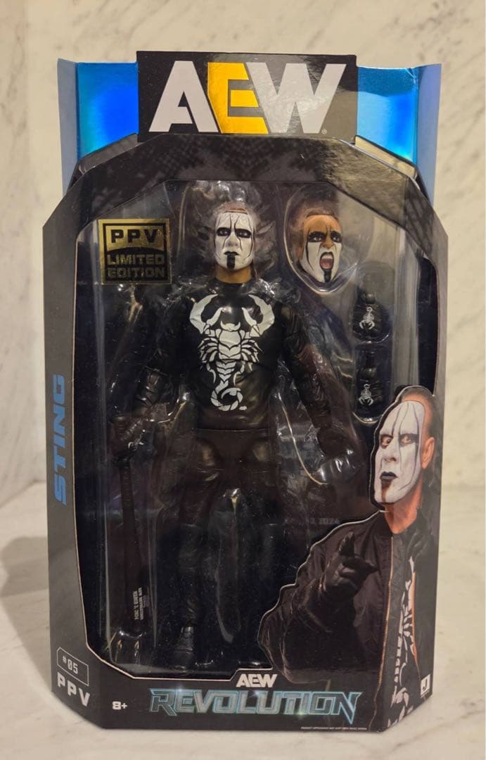 WWE NWO WCW AEW スティング プロレス フィギュア スティング NWO Wolfpac リングサイド限定 フィギュア - レスリング