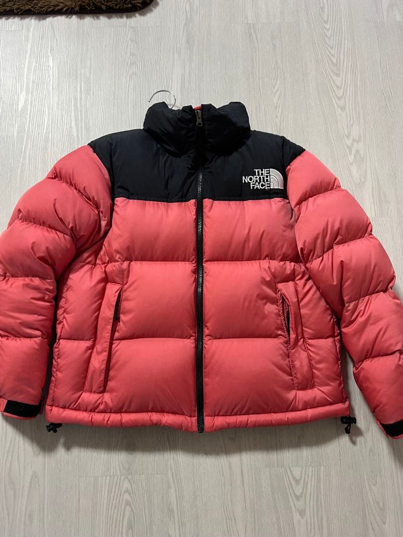 THE NORTH FACE ダウンジャケット Mサイズ ピンク/黒