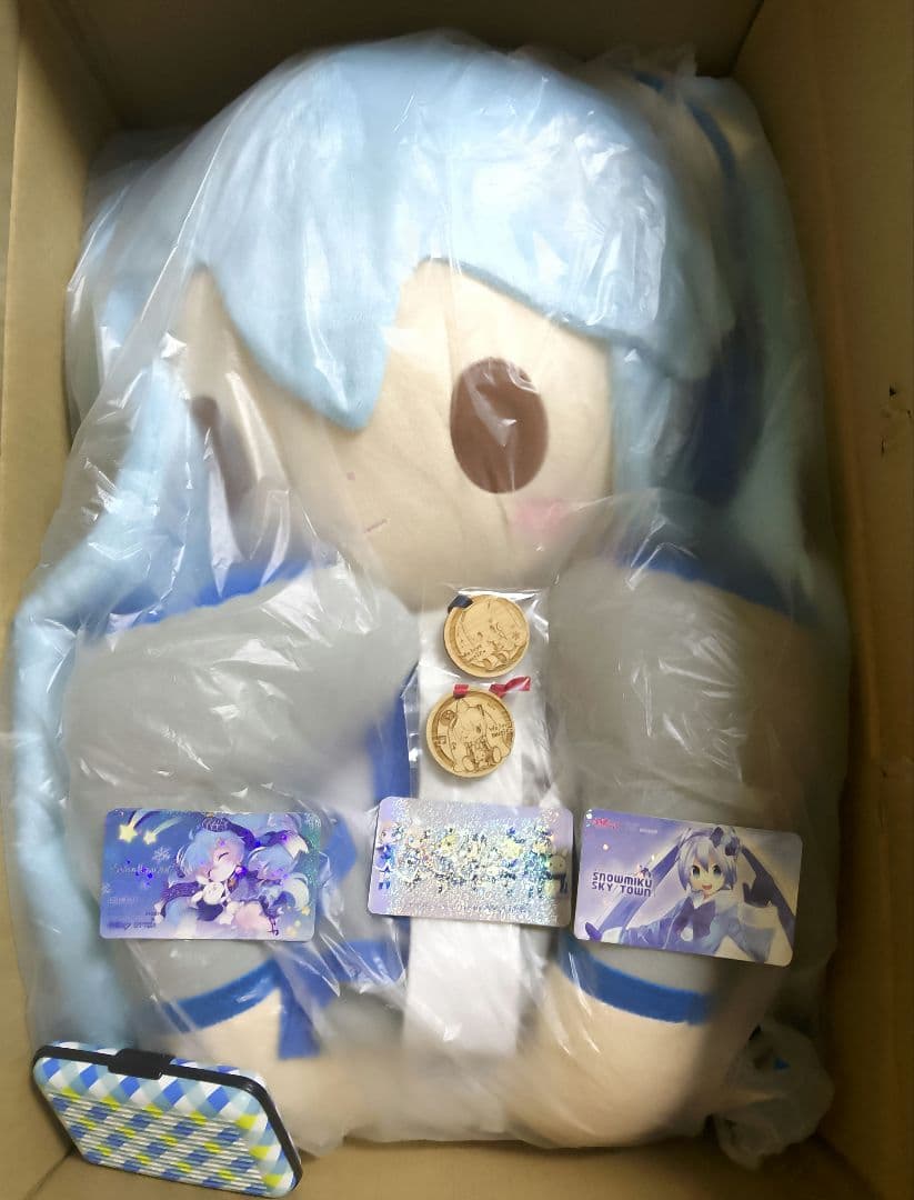 雪ミクぬいぐるみ（We love music♡）特大約60cm※貴重※初期ロット