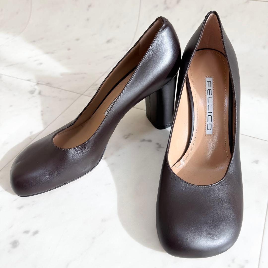 【美品】PELLICO MILENA ミレーナ ペリーコ スクエアトゥ パンプス