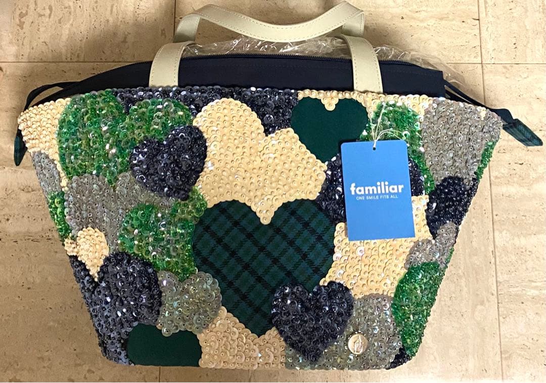 新品☆ファミリア ハウスオブアンリ コラボ かごバッグ familiar