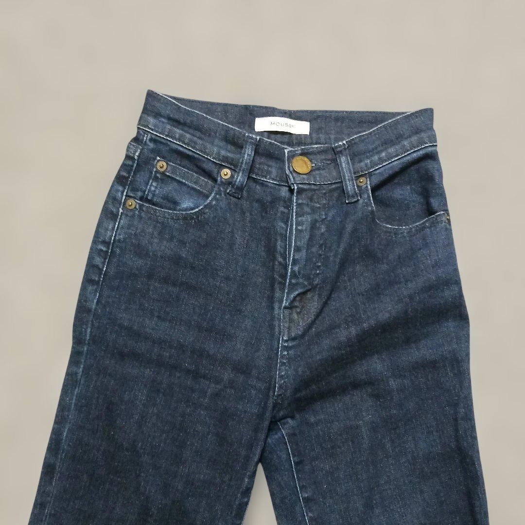 MOUSSY 美品 美脚ブーツカットデニム 24 - メルカリ