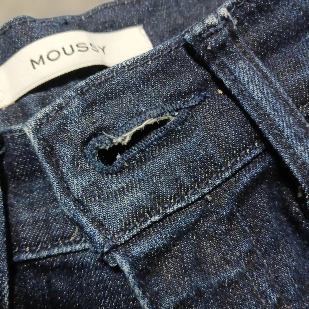 MOUSSY 美品 美脚ブーツカットデニム 24 - メルカリ