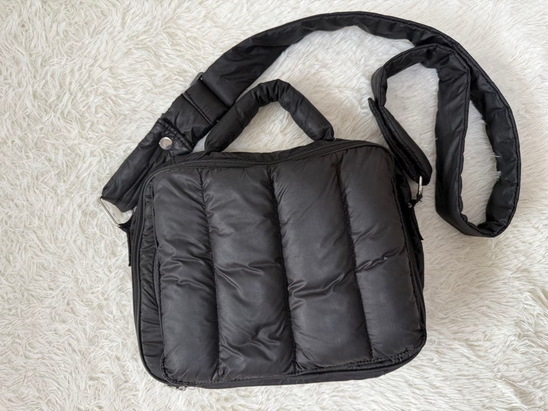 calin マザーズバッグ ブラック - メルカリ