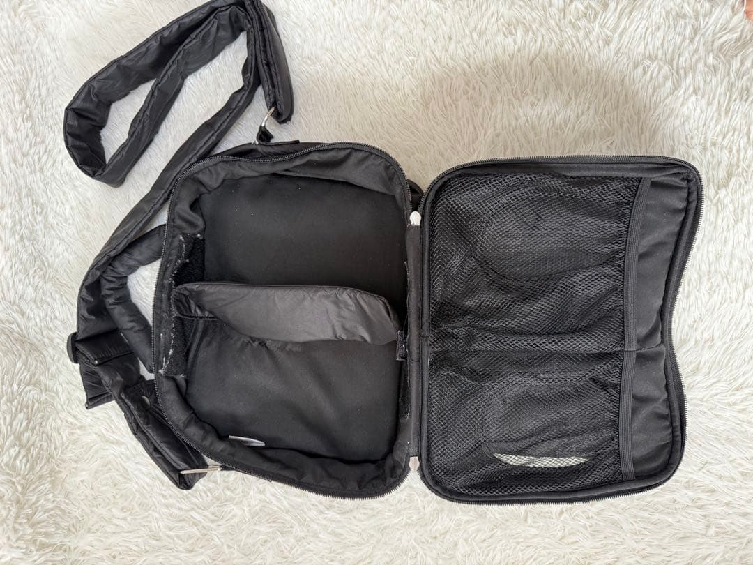 calin マザーズバッグ ブラック - メルカリ