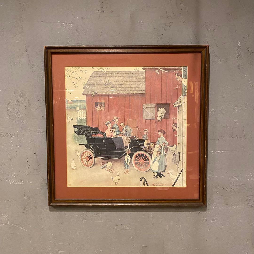 80s ノーマンロックウェル アート額装品 ヴィンテージ インテリア 楽天市場】額入りポスター ノーマンロックウェル NR18 LIFE WITH