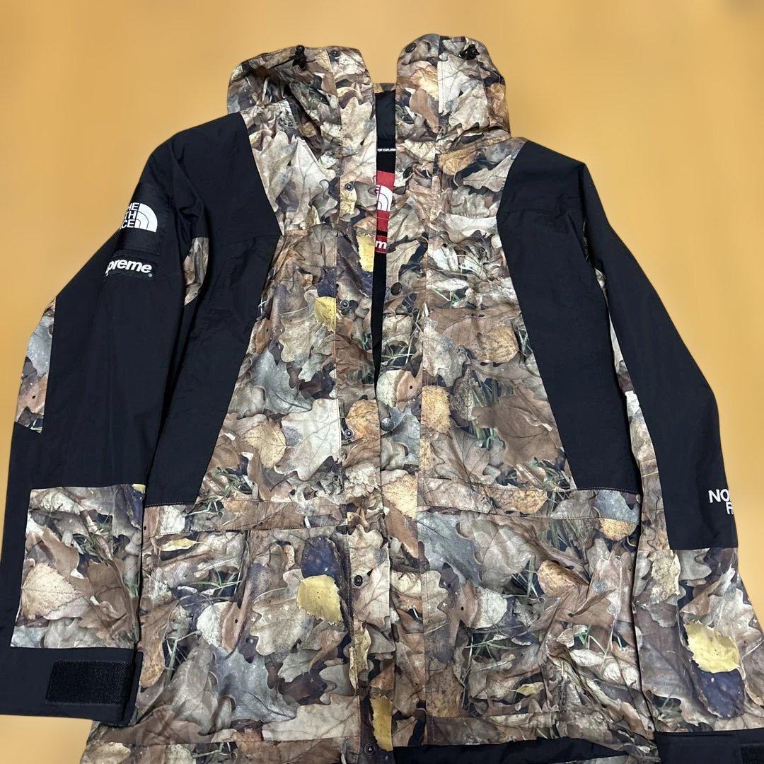 supreme x THE NORTH FACE枯葉 マウンテンパーカー